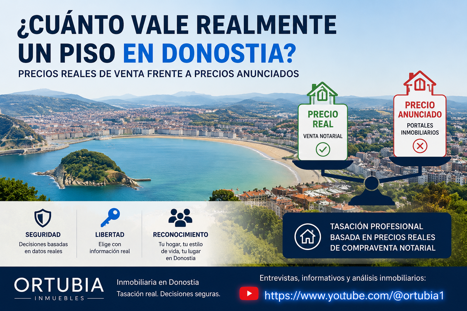 ¿Cuánto vale realmente un piso en Donostia? Precios reales de venta frente a precios anunciados