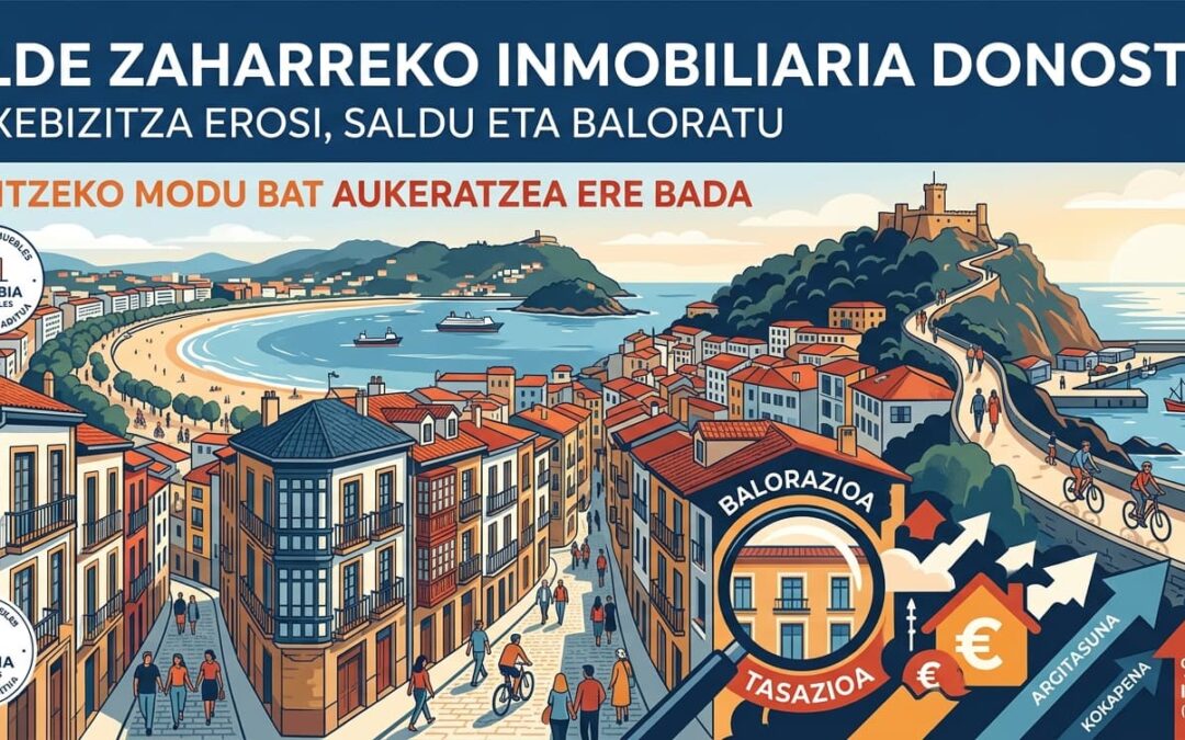 Alde Zaharreko inmobiliaria Donostia – Etxebizitza erosi, saldu eta baloratu