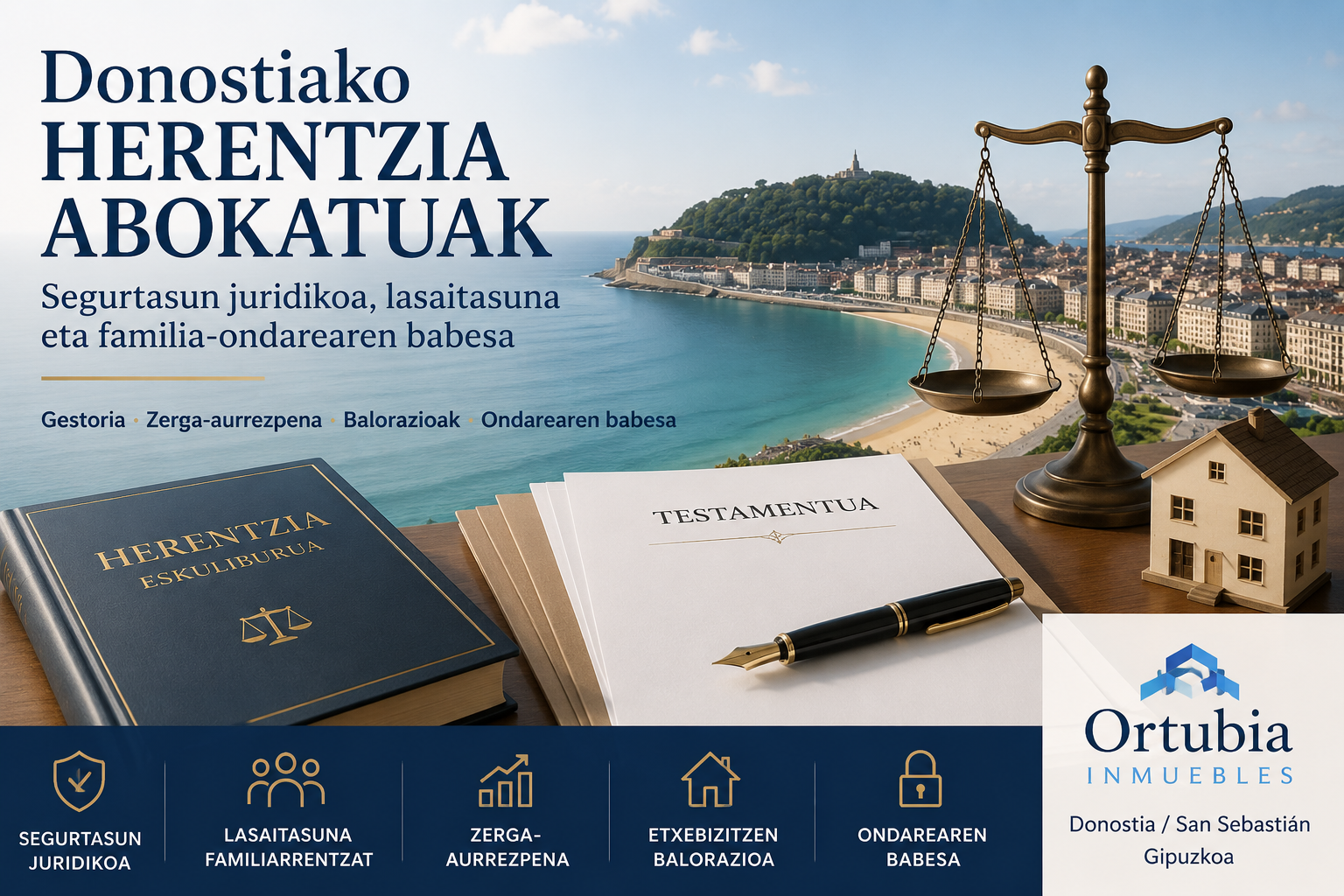 Donostiako Herentzia Abokatuak: segurtasun juridikoa, lasaitasuna eta familia-ondarearen babesa