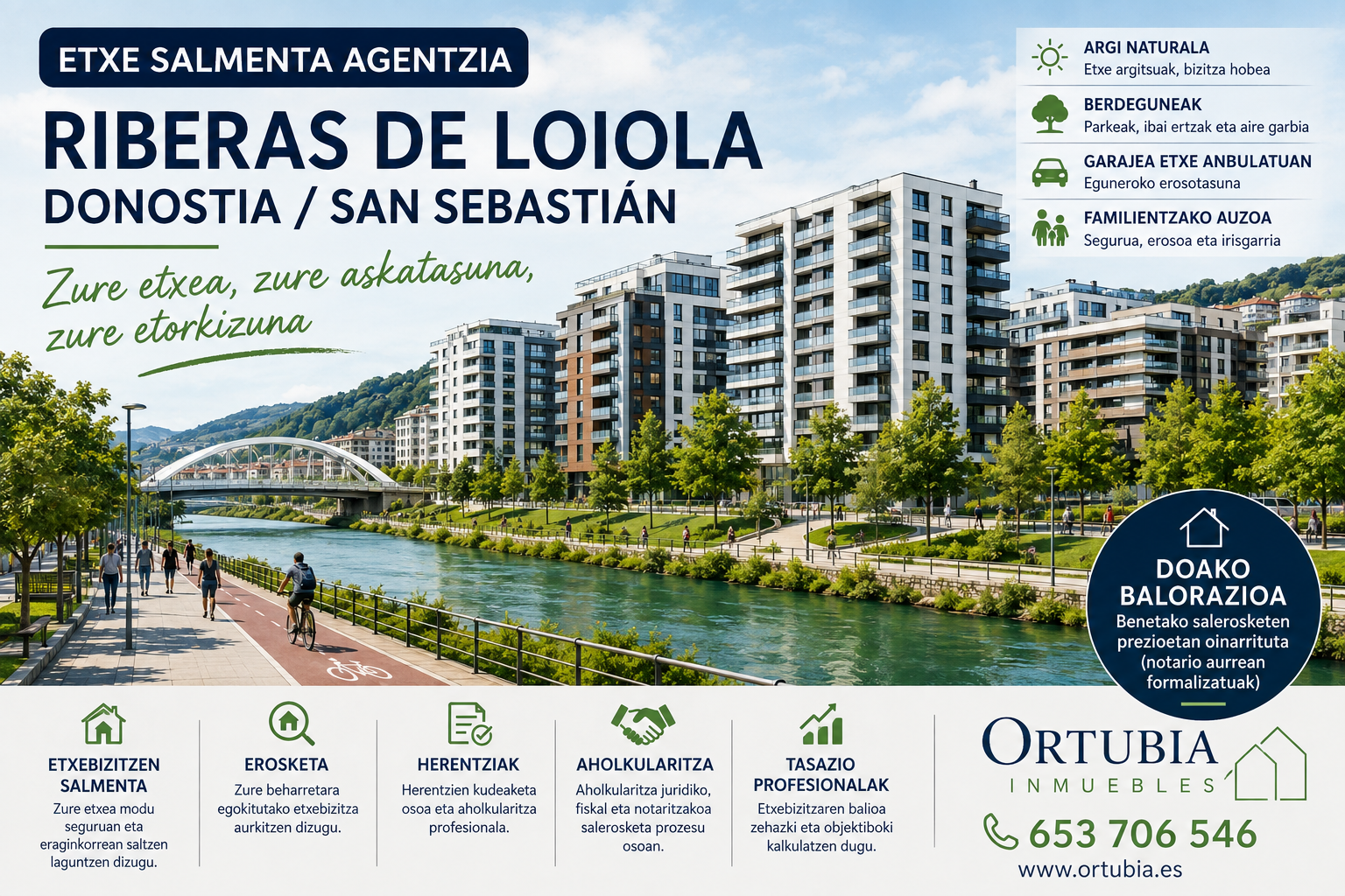 Etxe Salmenta Agentzia Riberas de Loiolan – Donostia